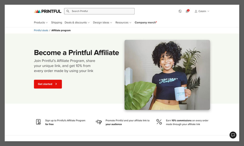 printful affiliate program