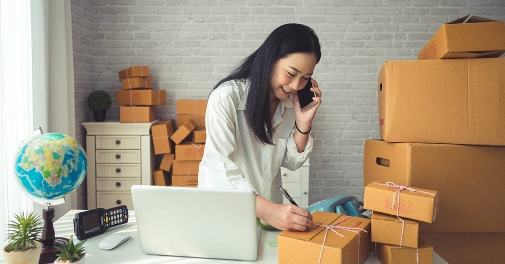 Woman Handing Her Own Fulfillment