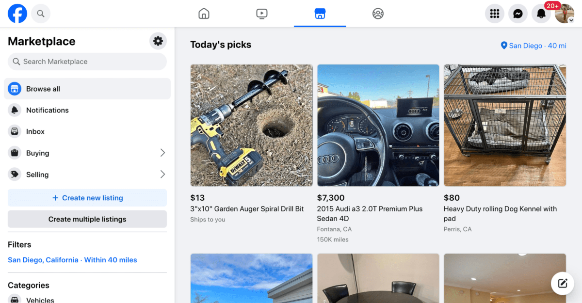 Facebook Marketplace